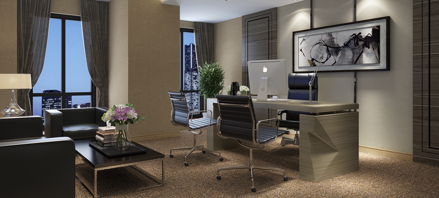 網旭科技辦公室裝修設計案例