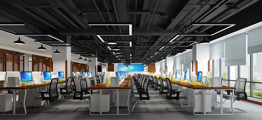 馬管家辦公室裝修設(shè)計案例