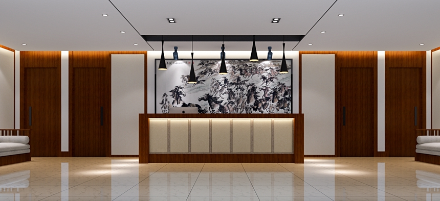 馬管家辦公室裝修設(shè)計案例