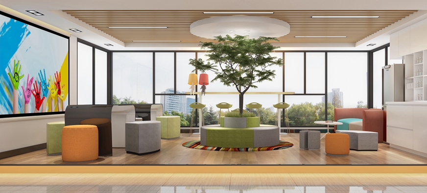 超星辦公室裝修設(shè)計案例