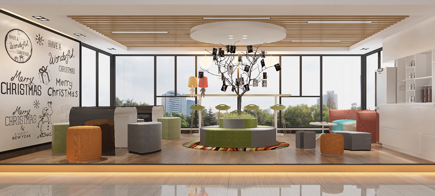 超星辦公室裝修設(shè)計案例