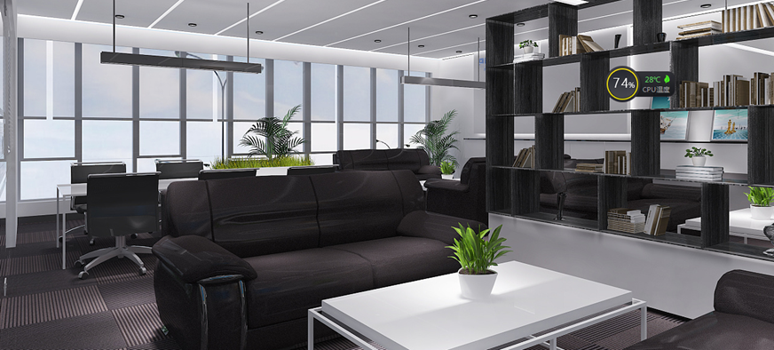 普信資產(chǎn)辦公室裝修設(shè)計(jì)案例