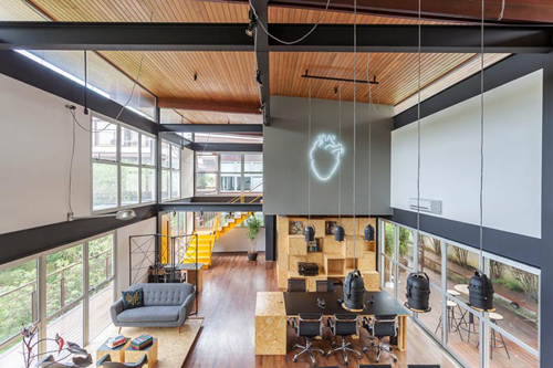 loft風(fēng)格辦公室裝修效果圖1 loft風(fēng)格辦公室裝修效果圖1