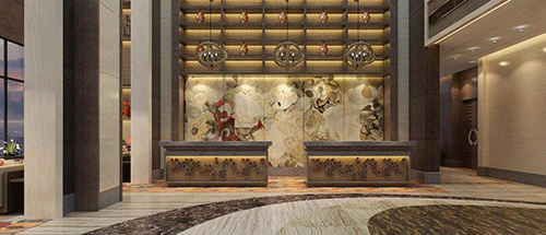 中式酒店大堂 中式酒店大堂