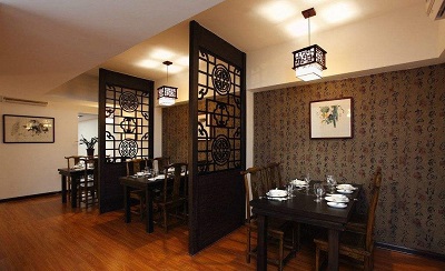 中式屏風隔離設(shè)計