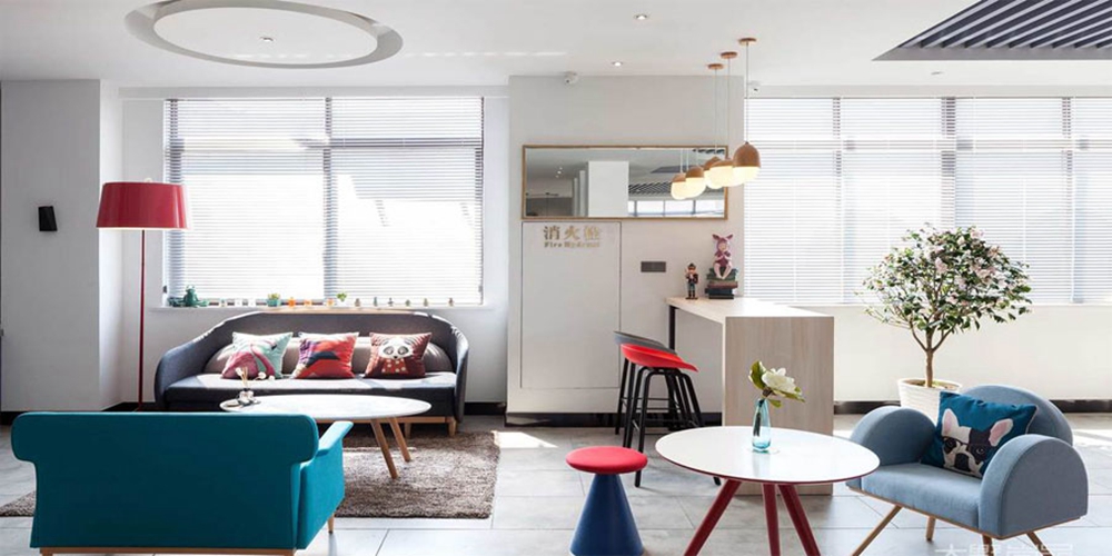 南昌1500㎡辦公室裝修設(shè)計