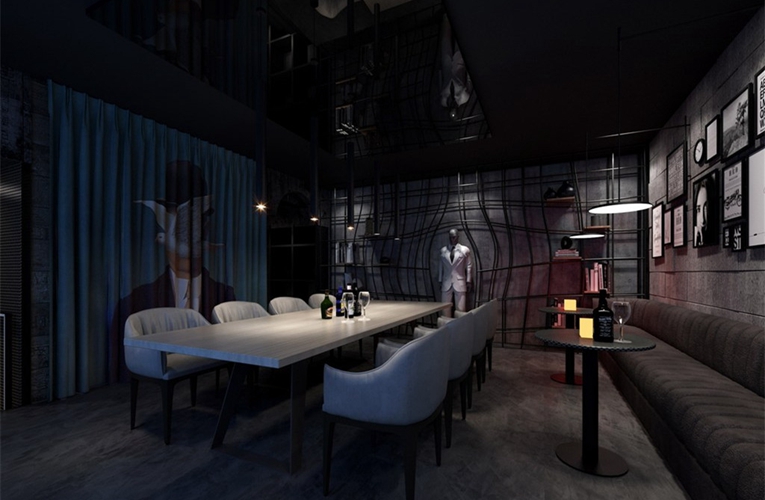 2200㎡私人會(huì)所裝修設(shè)計(jì)